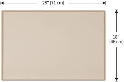 Silicone Dog Food Mat Waterproof Pet Feeding Tray for Medium and Large Dogs
