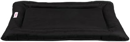 DBD3004E-M Archie 29.5" x 22.5" Traditional Oxford Waterproof Indoor/Outdoor Hand-Washable Memory Foam Camping Pet Bed, Ink