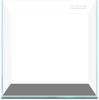 LYPHARD AQUARIUMS 39 Gallon Tall Rimless Aquarium, Ultra Clear Low Iron Large Fish Tank, L19.7×W19.7×H23.6 Glass Thickness 10mm with EVA Foam Leveling Mat