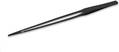 Mandala Crafts Black 15 Inches Straight Aquarium Tweezers for Fish Tanks