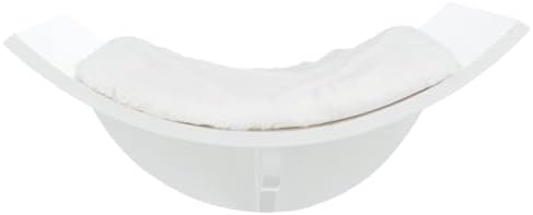 Trixie Lorena Cat Wall Mount Furniture - Elevated Cat Bed with Removable Pad, Raised Climbing Bed - White