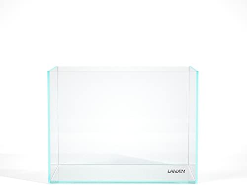 LANDEN Aquarium 60H 30 Gallon Ultra Clear Glass Rimless Fish Tank