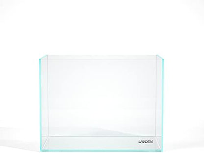 LANDEN Aquarium 60H 30 Gallon Ultra Clear Glass Rimless Fish Tank