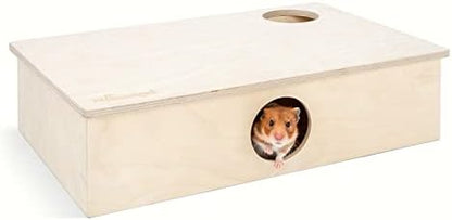 Niteangel Multi-Chamber Hamster House Maze: 2 Entrance 6 Rooms Maze Habitat