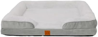 100% Orthopedic Memory Foam Large Dog Bed, Waterproof Washable L Pet Bed 36"