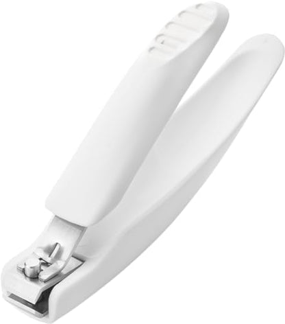 ZWILLING Beauty Toenail Clipper (with Nail Catcher, Extra Large, Sharp Straight Edge, for Left and Right handers), Premium, White, 5.5-inch