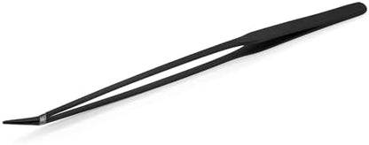 Mandala Crafts Black 15 Inches Curved Aquarium Tweezers for Fish Tanks