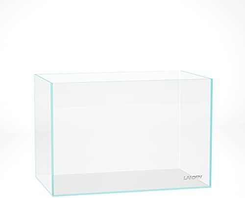LANDEN Aquarium 45P 10 Gallon Ultra Clear Glass Rimless Fish Tank