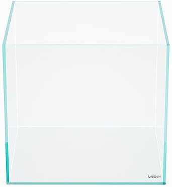 Landen Aquarium Cube 15.6 Gallon Ultra Clear Glass Rimless Fish Tank 40C
