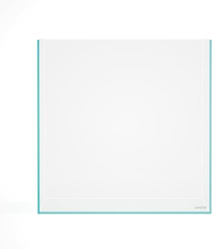 LANDEN Aquarium Cube 52.4 Gallon Ultra Clear Glass Rimless Fish Tank 60C