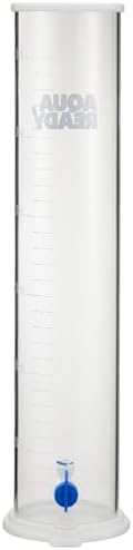 DC-2 Acrylic Aquarium Dosing Container – 3L Auto Top Off Reservoir with Quick Connect Fittings, Low Profile Footprint, Durable Design for Reef Tanks, Saltwater Aquariums & Dosing Pumps