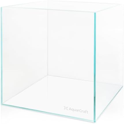 31.5 Gallon Rimless Aquarium, Ultra Clear Low Iron Cube Tank