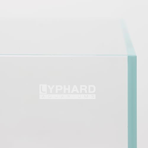 LYPHARD AQUARIUMS 9.5 Gallon Rimless Aquarium, Ultra Clear Glass Low Iron Small Fish Tank for Betta, L15.7×W11.8×H11.8 Inches Thickness 5mm with EVA Foam Mat Included