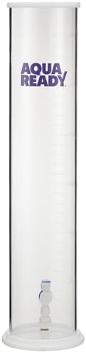 DC-2 Acrylic Aquarium Dosing Container – 3L Auto Top Off Reservoir with Quick Connect Fittings, Low Profile Footprint, Durable Design for Reef Tanks, Saltwater Aquariums & Dosing Pumps