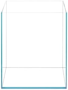 Rimless Low Iron, Glass Aquarium Tank 5mm Thickness Standard Jointed (7.8" L × 8.6" W × 11" H)