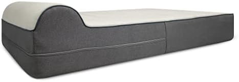 KOPEKS Dog Bed Replacement Cover Memory Foam Beds - Extra Large (Jumbo Size) - Deluxe Grey