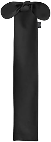 Harrison Howard Stretchy Tail Bag Breathable Horse Tail Guard Slip on Design Protect Horse Tail 2 Strand Closure Straps Keep Tail Clean & Protected 22" L Length Makes Grooming Easy-Classic Black