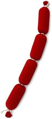 Lokum Handmade Plush Sausage Dog Toy – Squeaky-Free, 100% Organic Fabric, Soft & Quiet Toy for Small and Medium Dogs