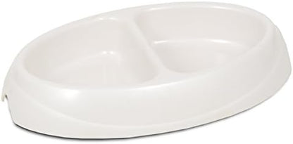 Petmate 23174 Double Diner Pet Dish, Small 1 Count (Pack of 12)