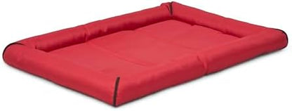 MidWest Homes for Pets Ultra-Rugged MAXX Dog Bed, Water Repellant, Easy Wipe Clean, Super Durable, Fits 30-inch Dog Crates, Slip Resistant Bottom, Red, 30L x 21W x 3H inches