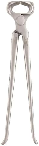 10" Miniature Hoof Nipper for Ponies–High-Quality Vanadium Steel Farrier Tool with Dull Finish for Precise Hoof Trimming,Grooming,Maintenance–Professional Farrier Equipment,Durable Hoof Care Tool