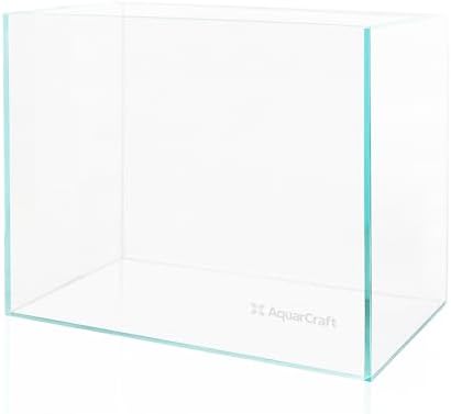 3.5 Gallon Rimless Aquarium, Ultra Clear Nano Betta Tank