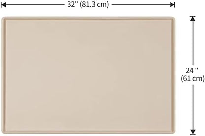Silicone Dog Food Mat Waterproof Pet Feeding Tray for Large Dogs