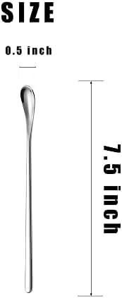 2Pcs Crested Gecko Feeding Spoon, Reptile Powder Food Mixing Spoon