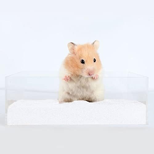 DR.DUDU 6.6lb Hamster Sand for Sand Bath, Hamster Cage Accessories(White)