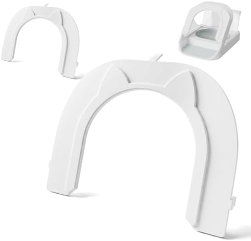 Front Cover for Automatic Microchip Cat Pet Feeder - Prevents Persistent Pet from Getting Food from The Front of The Feeder, 2 Pack