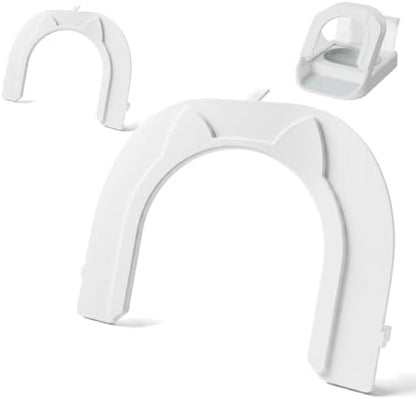 Front Cover for Automatic Microchip Cat Pet Feeder - Prevents Persistent Pet from Getting Food from The Front of The Feeder, 2 Pack