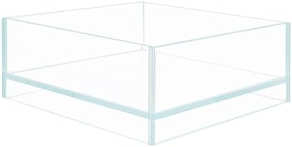 Nano Tall Rimless Aquarium Low Iron Frameless Fish Tank, Extra Clear with Floating Air Style, for Aquariums or Terrariums