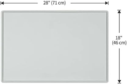 Silicone Dog Food Mat Waterproof Pet Feeding Tray for Medium and Large Dogs