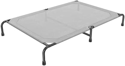 Simple Trending Raised Dog Bed for Extra Large Dogs, XL Dog Cot, Grey