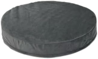 Waterproof Round Dog Bed with Removable Cover and Liner 36 Inch