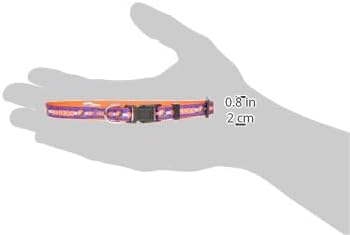 Pets First Collegiate PET Collar NEW Version Clemson Tigers Dog Collar, Size Small. Best Sports Team Color for Dogs & Cats. A Shiny & Colorful Dog & Cat Collar Licensed by The NCAA
