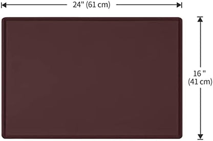 Silicone Dog Food Mat Waterproof Pet Feeding Tray for Small Medium Dogs