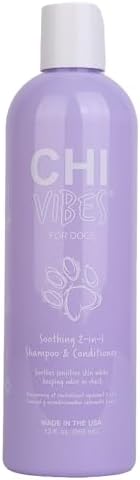 CHI Vibes for Dogs Soothing 2-in-1 Shampoo & Conditioner, 12 Oz