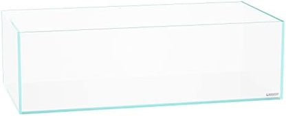 LANDEN Aquarium Shallow 7.9 Gallon Ultra Clear Glass Rimless Fish Tank 60S