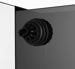 LANDEN EzFlux 60 Rimless 26 Gallon Rear Filtration Tank, Pump Included