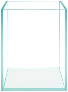Nano Tall Rimless Frameless Extra Clear Glass Aquarium, Low Iron Glass Tank, 5mm Glass, White Leveling Mat Included, w/Lids Options