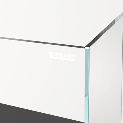 LYPHARD AQUARIUMS 33 Gallon Cube Rimless Aquarium, Ultra Clear Low Iron Large Fish Tank, L19.7×W19.7×H19.7 Glass Thickness 8mm with EVA Foam Leveling Mat
