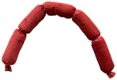 Lokum Handmade Plush Sausage Dog Toy – Squeaky-Free, 100% Organic Fabric, Soft & Quiet Toy for Small and Medium Dogs