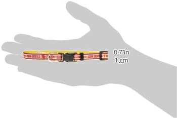 Pets First Collegiate PET Collar New Version Arizona State Sun Devils Dog Collar, Size Small. Best Sports Team Color for Dogs & Cats. A Shiny & Colorful Dog & Cat Collar Licensed by The NCAA