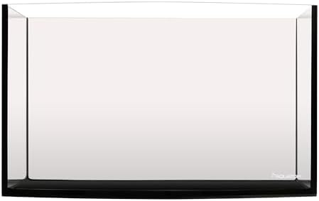 Aquatop EuroStyle Bowfront - 6.1-Gallon Nano Semi-Circle Glass Aquarium, Safe for Freshwater & Saltwater, Desktop Fish Tank, Panoramic, ES-16
