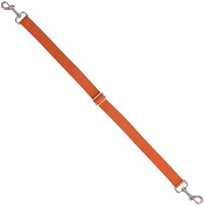Harrison Howard Fully Elastic Horse Blanket Leg Straps Replacement, Adjustable Stretch Leg Straps for Horse Rugs, Secure Fit for Turnout, Stable & Transport (1 Pair) Orange Large