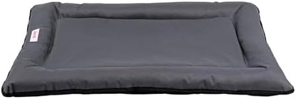 DBD3004C-M Archie 29.5" x 22.5" Traditional Oxford Waterproof Indoor/Outdoor Hand-Washable Memory Foam Camping Pet Bed, Charcoal
