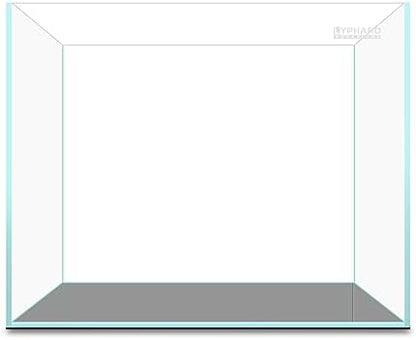 LYPHARD AQUARIUMS 9.5 Gallon Rimless Aquarium, Ultra Clear Glass Low Iron Small Fish Tank for Betta, L15.7×W11.8×H11.8 Inches Thickness 5mm with EVA Foam Mat Included