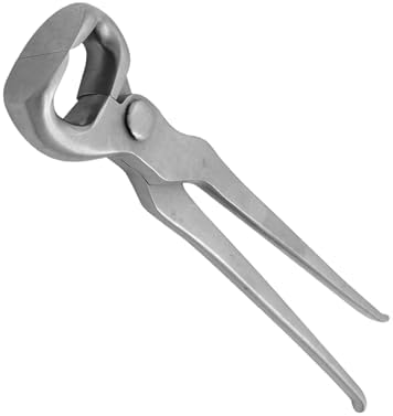 15" Curved Hoof Nipper, Carbon Steel & Chrome Vanadium Farrier Tool for Horses – Durable, Sharp & Rust-Resistant
