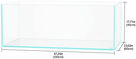 LANDEN Aquarium 120P Wide 78 Gallon Ultra Clear Glass Rimless Fish Tank